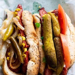Chipmonks Chicago Style Hot Dogs