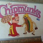 Vintage Chipmonks Sign